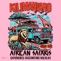 Kilimanjaro African Safari Animals Theme Park Attraction Visor thumb 3