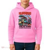 Kilimanjaro African Safari Animals Theme Park Attraction Kids Hoodie thumb 4