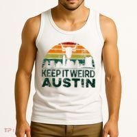 Keep Austin Texas Weird For Austinite Tank Top thumb 3