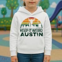 Keep Austin Texas Weird For Austinite Kids Hoodie thumb 3