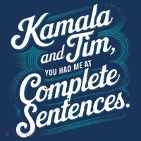Kamala And Tim You Had Me At Complete Sentences Women's Hoodie thumb 2