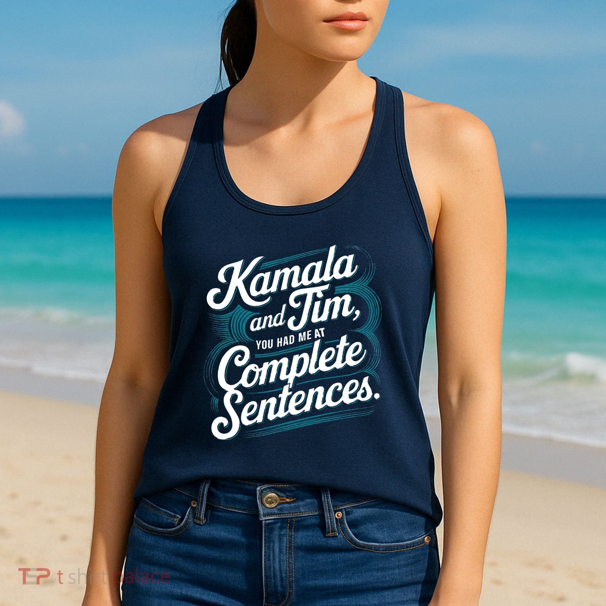 Kamala And Tim You Had Me At Complete Sentences Women's Tank Top