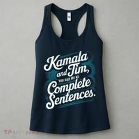 Kamala And Tim You Had Me At Complete Sentences Women's Tank Top thumb 3