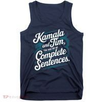 Kamala And Tim You Had Me At Complete Sentences Tank Top thumb 0
