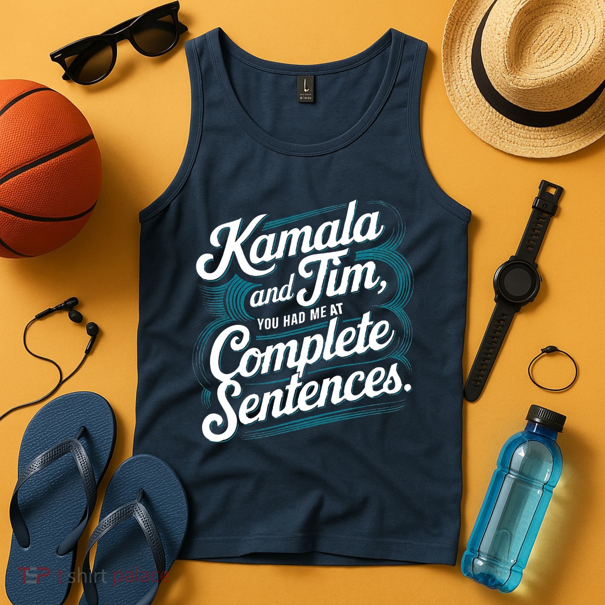 Kamala And Tim You Had Me At Complete Sentences Tank Top