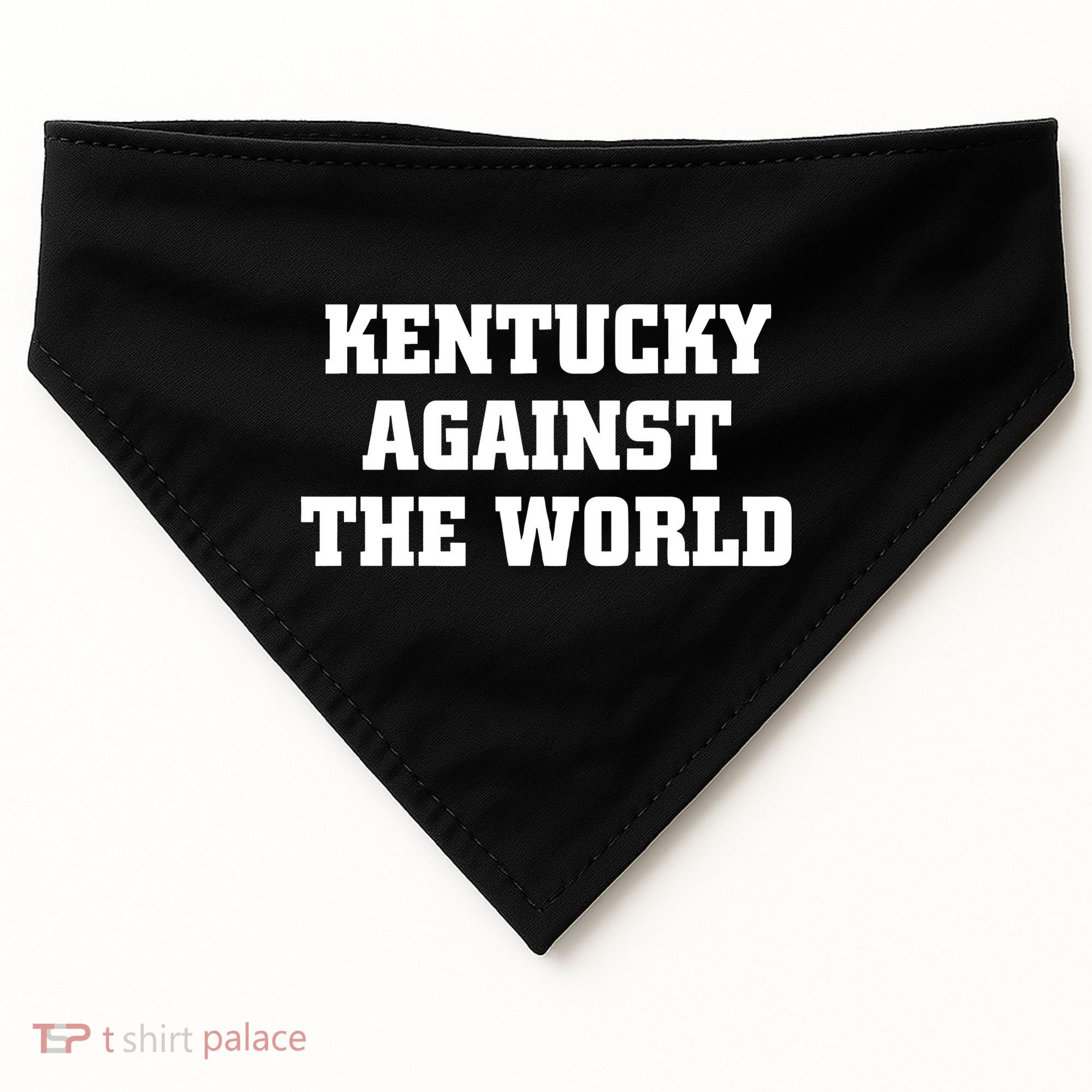 Kentucky Against The World USA-Made Doggie Bandana