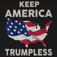 KEEP AMERICA TRUMPLESS USA-Made Doggie Bandana thumb 2