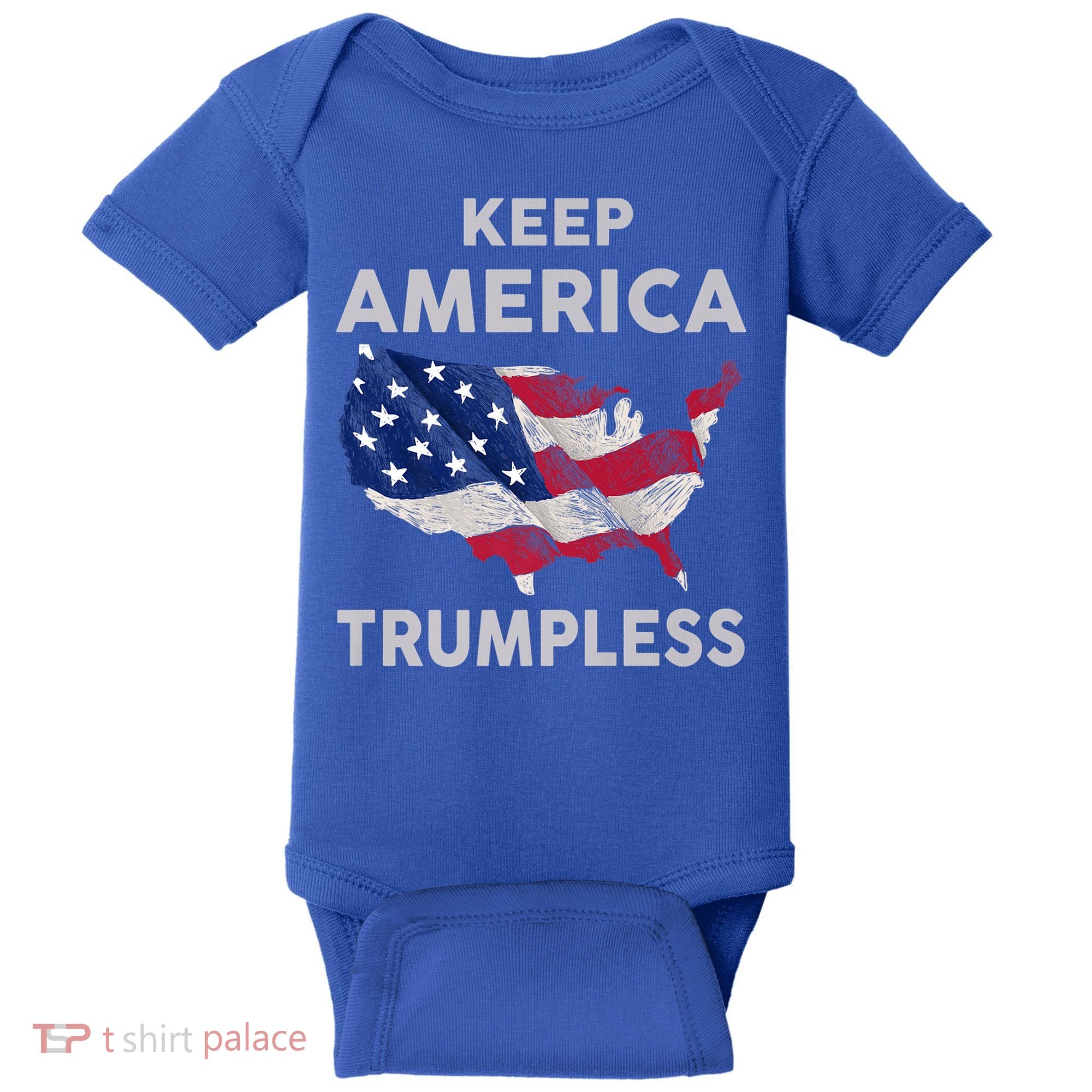 KEEP AMERICA TRUMPLESS Baby Bodysuit