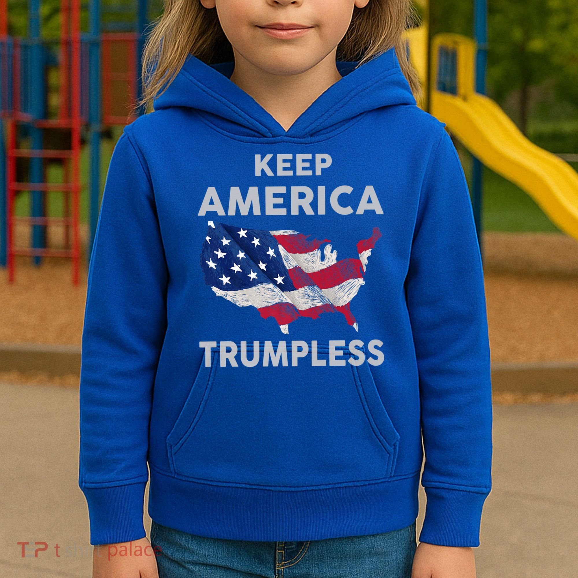 KEEP AMERICA TRUMPLESS Kids Hoodie