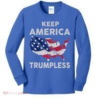 KEEP AMERICA TRUMPLESS Kids Long Sleeve Shirt thumb 0