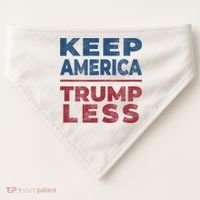 Keep America Trumpless America Election USA-Made Doggie Bandana thumb 0