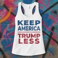 Keep America Trumpless America Election Women's Tank Top thumb 3