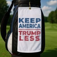 Keep America Trumpless America Election Golf Towel thumb 2