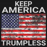 Keep America Trumpless Vintage Distressed American Flag T-Shirt thumb 7