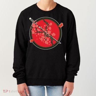 Katana Cherry Blossoms Women's Sweatshirt