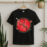 Katana Cherry Blossoms T-Shirt thumb 2