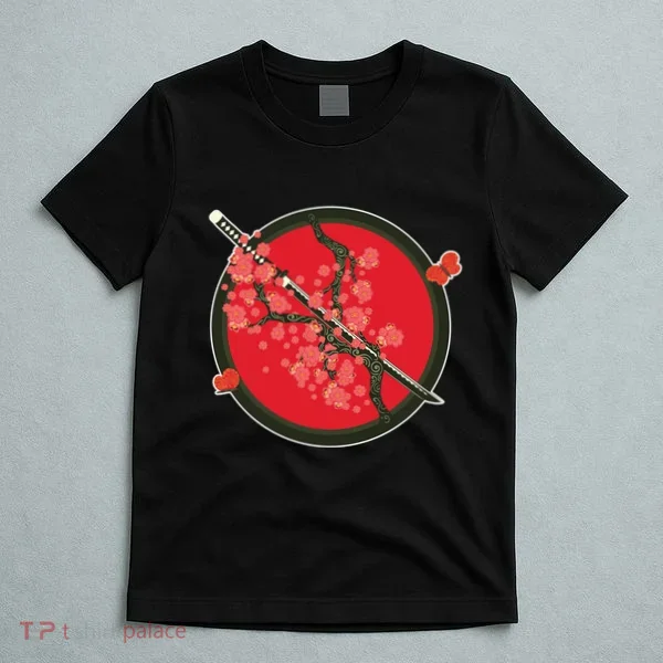 Katana Cherry Blossoms T-Shirt