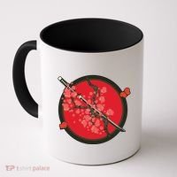 Katana Cherry Blossoms Coffee Mug thumb 0