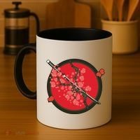 Katana Cherry Blossoms Coffee Mug thumb 4