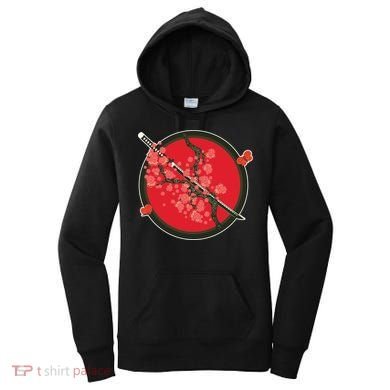 Katana Cherry Blossoms Women's Hoodie