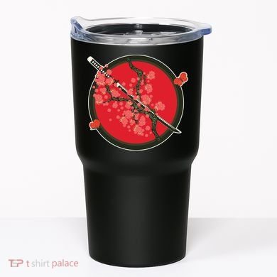 Katana Cherry Blossoms Tumbler