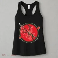 Katana Cherry Blossoms Women's Tank Top thumb 3