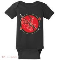 Katana Cherry Blossoms Baby Bodysuit thumb 0