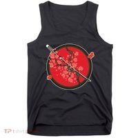 Katana Cherry Blossoms Tank Top thumb 0