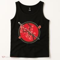 Katana Cherry Blossoms Tank Top thumb 2