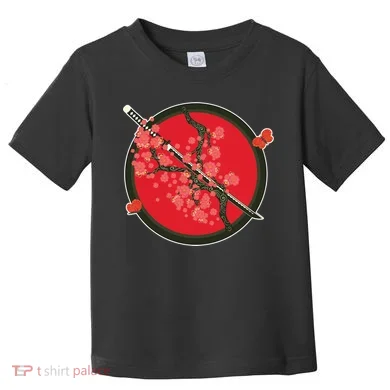 Katana Cherry Blossoms Toddler T-Shirt