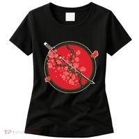 Katana Cherry Blossoms Women's T-Shirt thumb 0