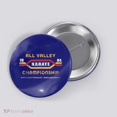 Karate All Valley 1984 Button