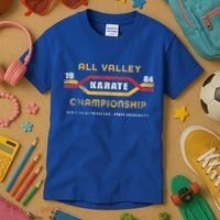 Karate All Valley 1984 Kids T-Shirt thumb 3