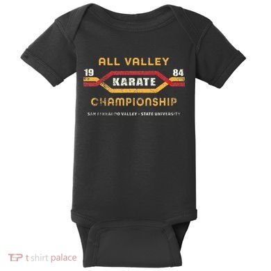 Karate All Valley 1984 Funny Baby Bodysuit