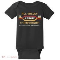 Karate All Valley 1984 Funny Baby Bodysuit thumb 0