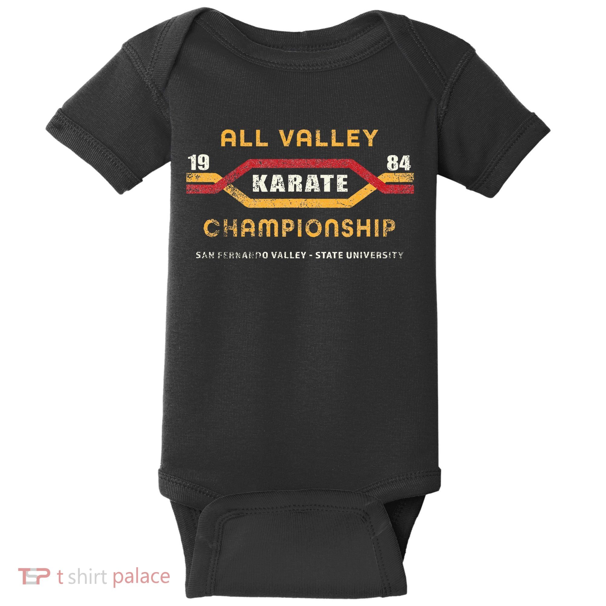 Karate All Valley 1984 Funny Baby Bodysuit