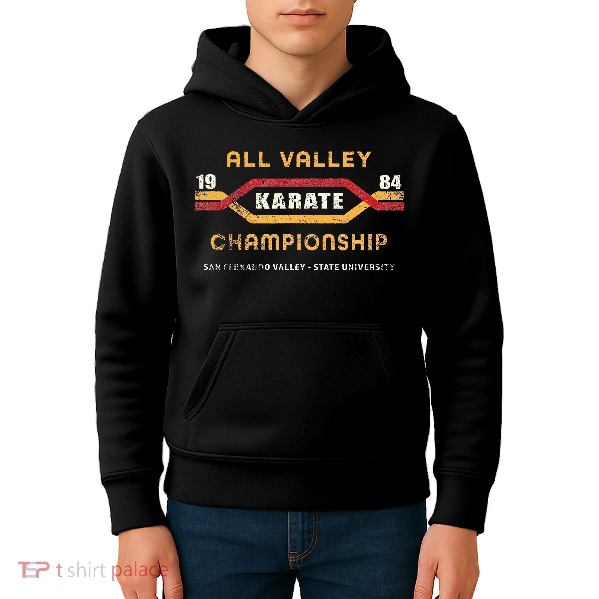 Karate All Valley 1984 Funny Kids Hoodie