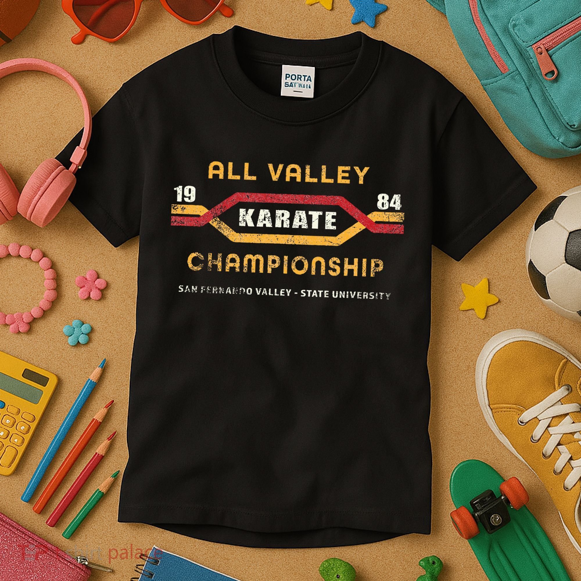 Karate All Valley 1984 Funny Kids T-Shirt