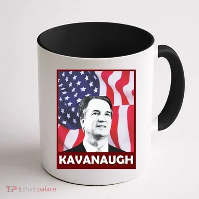 Kavanaugh American Flag Coffee Mug back