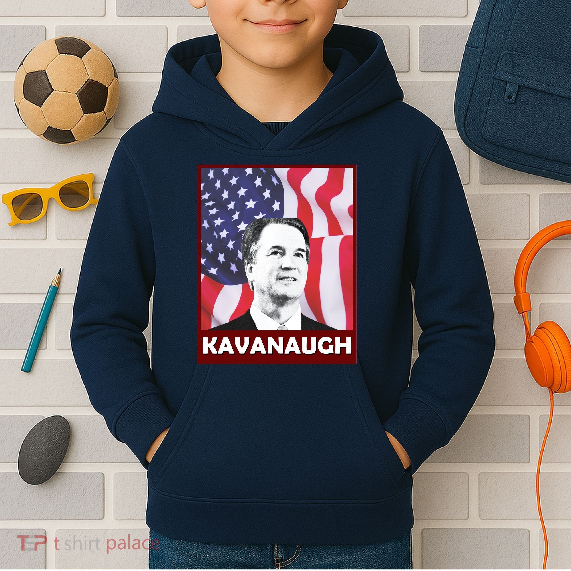 Kavanaugh American Flag Kids Hoodie