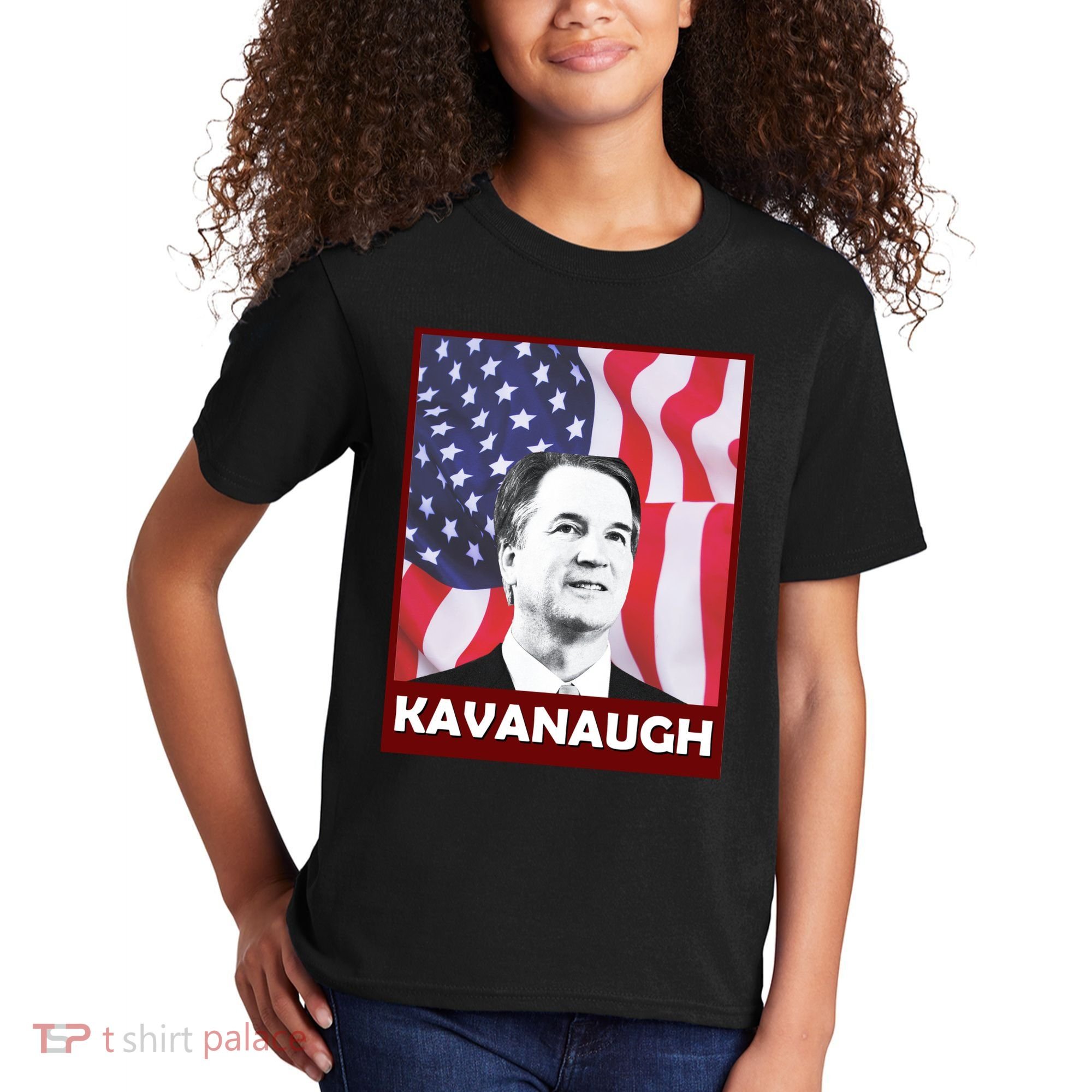 Kavanaugh American Flag Kids T-Shirt