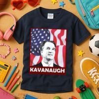Kavanaugh American Flag Kids T-Shirt thumb 3