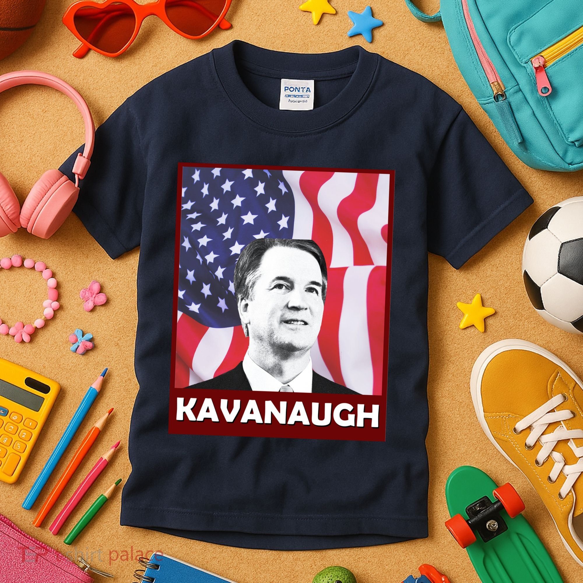 Kavanaugh American Flag Kids T-Shirt