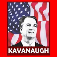 Kavanaugh American Flag Santa Hat thumb 1