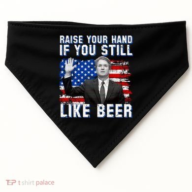 Kavanaugh Still Like Beer American Flag USA-Made Doggie Bandana