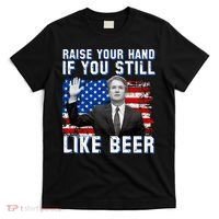 Kavanaugh Still Like Beer American Flag T-Shirt thumb 0