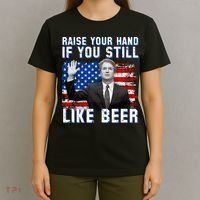 Kavanaugh Still Like Beer American Flag T-Shirt thumb 4