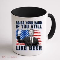 Kavanaugh Still Like Beer American Flag Coffee Mug thumb 1