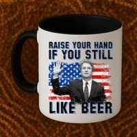 Kavanaugh Still Like Beer American Flag Coffee Mug thumb 2
