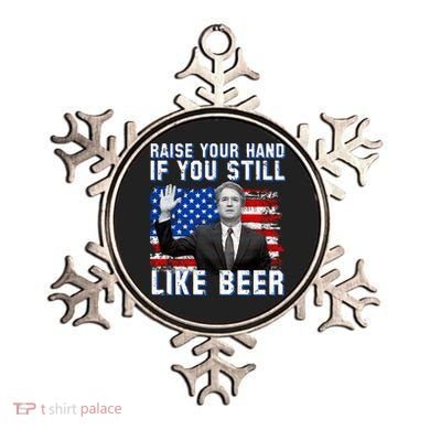 Kavanaugh Still Like Beer American Flag Ornament